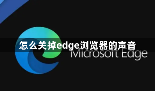 怎么关掉edge浏览器的声音1