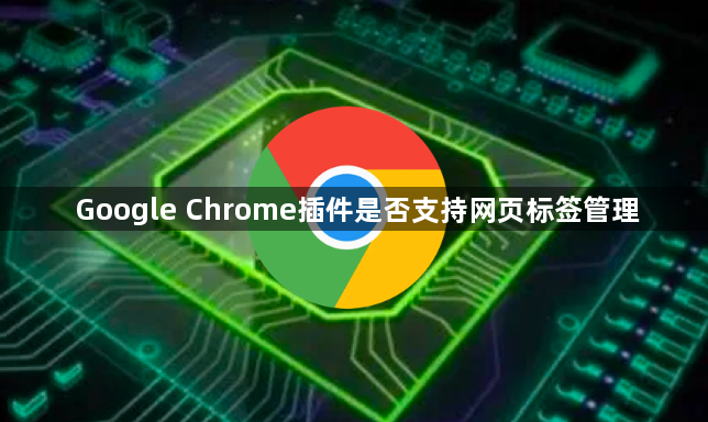 Google Chrome插件是否支持网页标签管理1