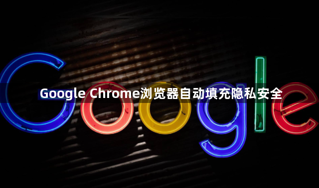 Google Chrome浏览器自动填充隐私安全1