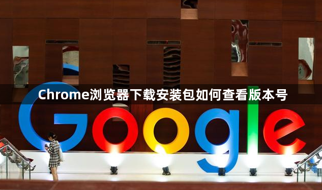 Chrome浏览器下载安装包如何查看版本号1
