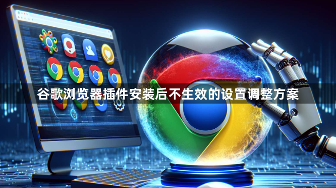 谷歌浏览器插件安装后不生效的设置调整方案1