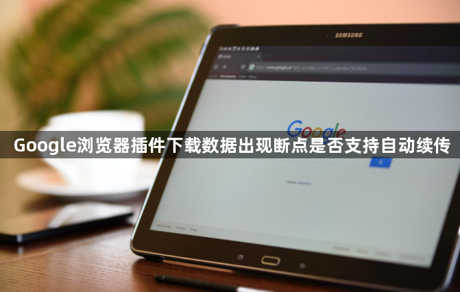 Google浏览器插件下载数据出现断点是否支持自动续传1
