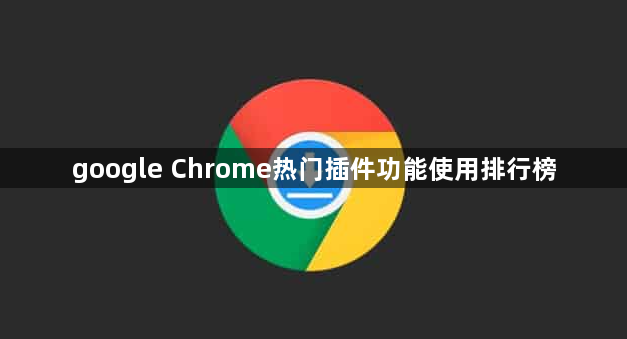 google Chrome热门插件功能使用排行榜1