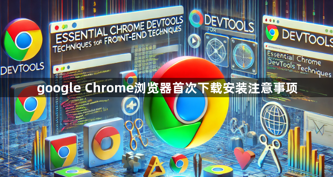 google Chrome浏览器首次下载安装注意事项1