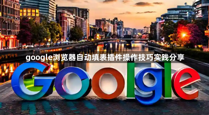 google浏览器自动填表插件操作技巧实践分享1