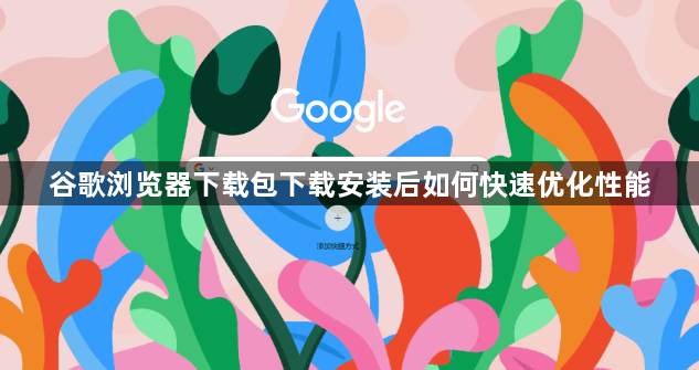 谷歌浏览器下载包下载安装后如何快速优化性能1