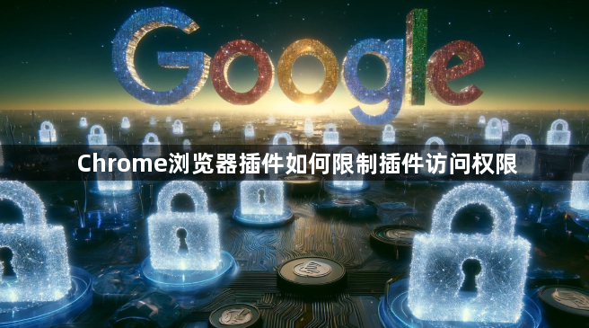 Chrome浏览器插件如何限制插件访问权限1