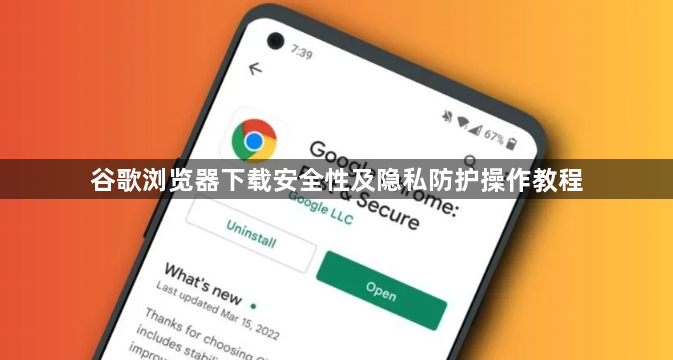 谷歌浏览器下载安全性及隐私防护操作教程1